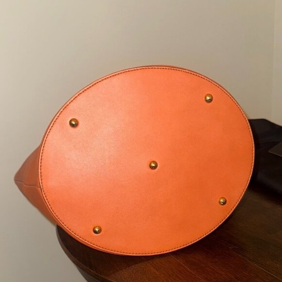 Dolce & Gabbana Calfskin Bucket Tote Bag, Tan/Cognac, Authentic, Worn Once, EUC - Picture 4 of 15